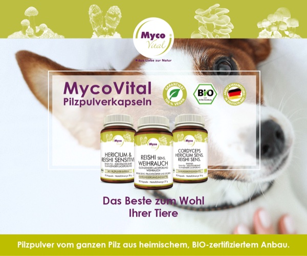 Mycovital Bio-Vitalpilze für Tiere